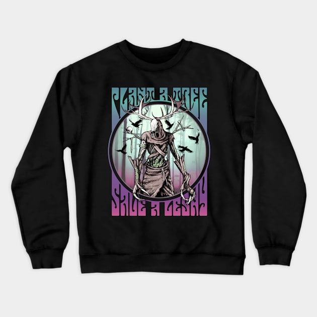 Plant a Tree, Save A Leshy [VAPORWAVE] Crewneck Sweatshirt by Lix